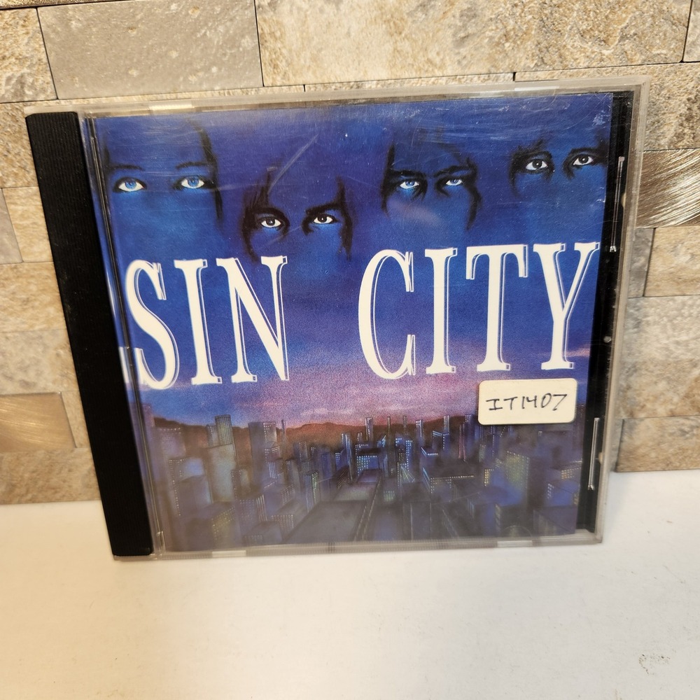 Sin City Self Titled CD 1990 Elk Record Kevin Tetz Hard Rock Rare Canadian Press